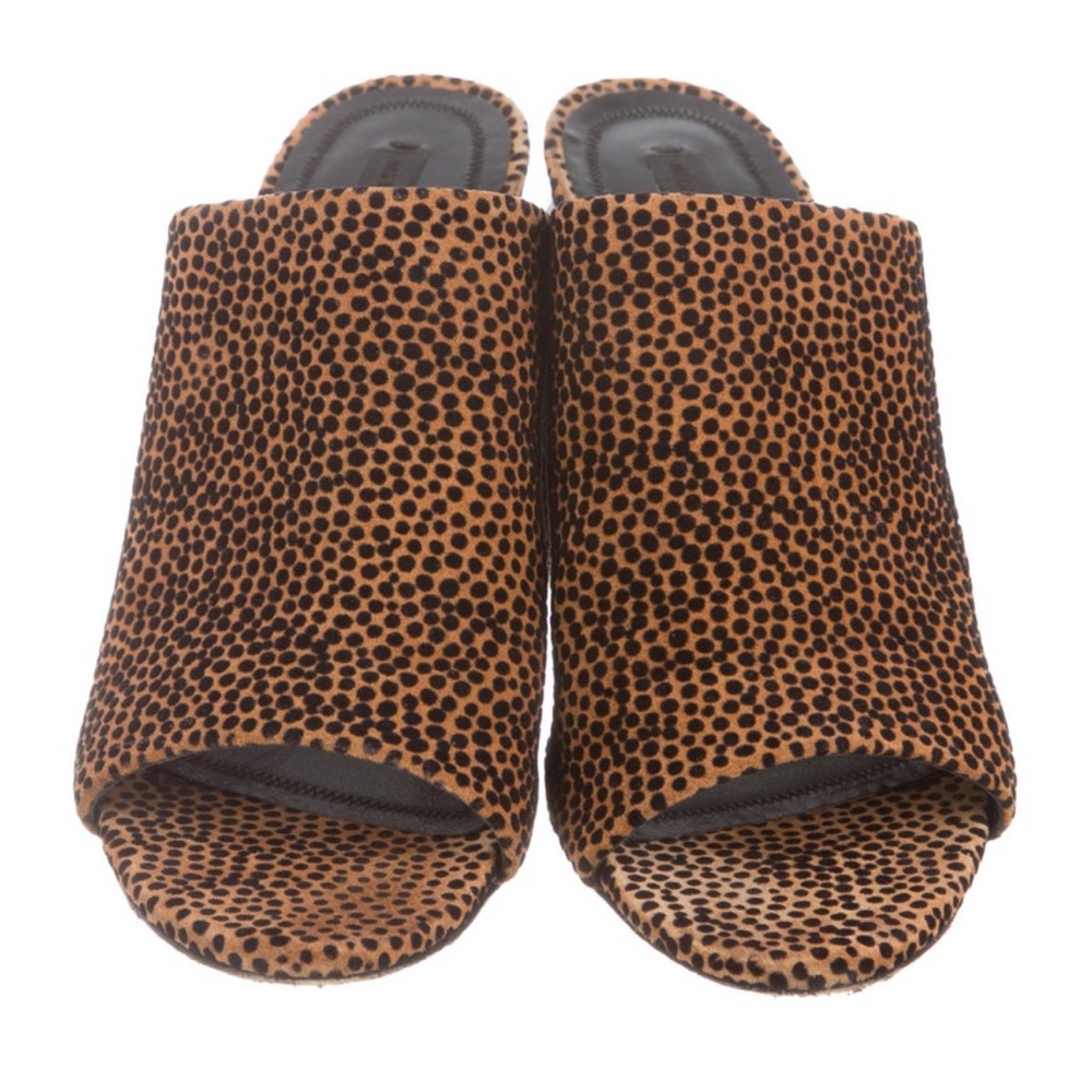 Alexander Wang Animal Print Block Heel Mule - image 4